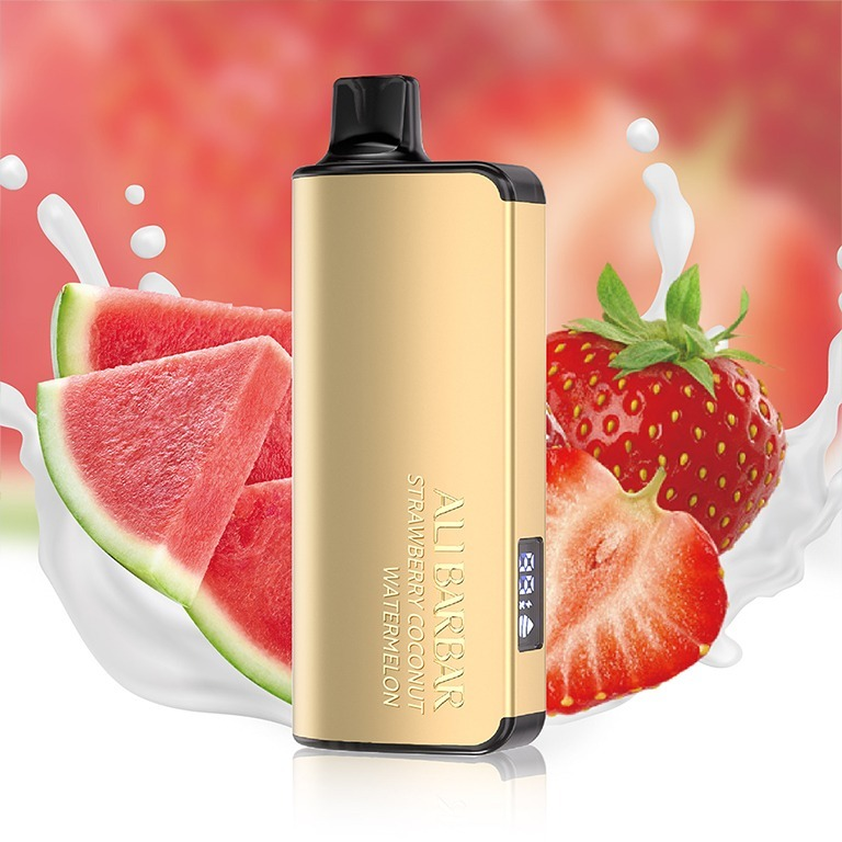 ALIBARBAR INGOT Strawberry Coconut Watermelon 9000 Puffs